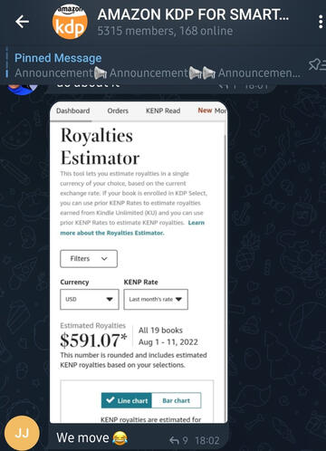 This royalties are just the money you make